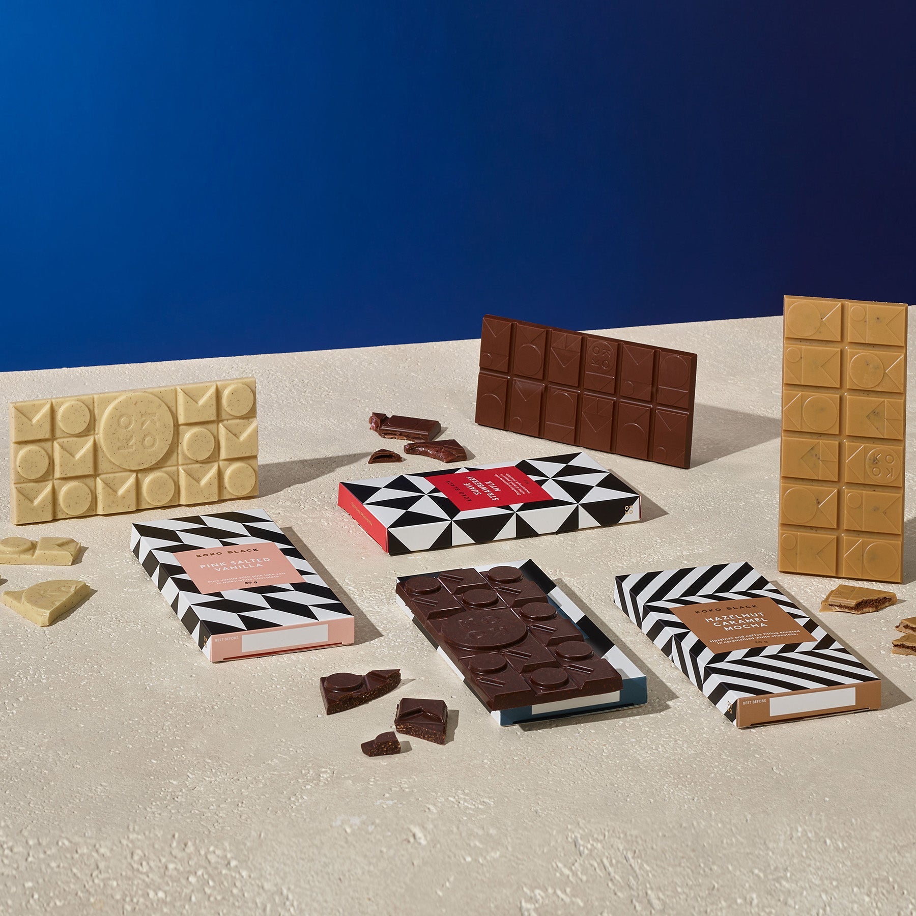 Pink Salted Vanilla 80g | White Chocolate Block