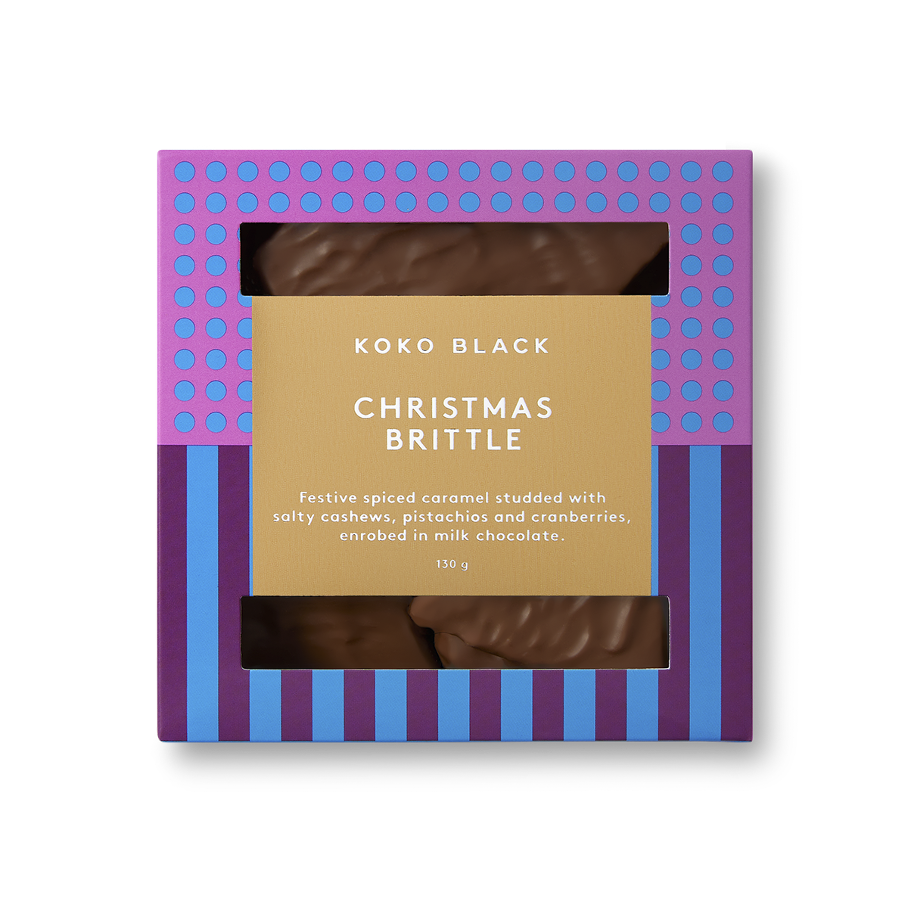 Christmas Brittle 130g | Milk Chocolate