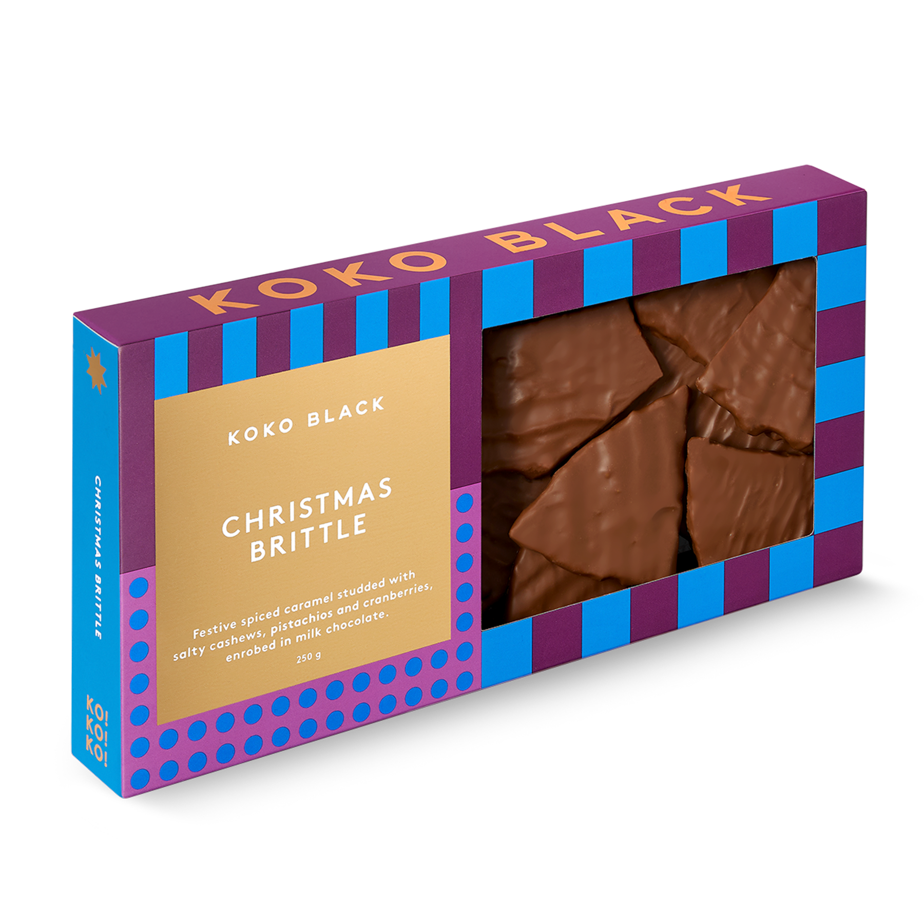 Christmas Brittle 250g | Milk Chocolate