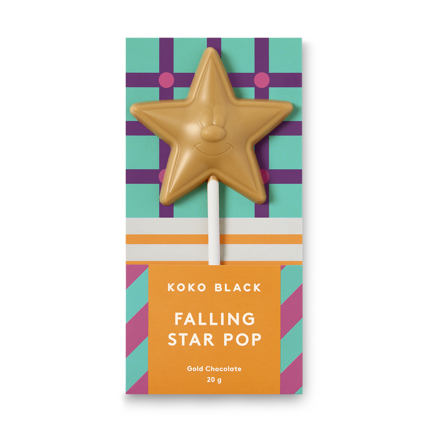 Falling Star Pop | Gold Chocolate