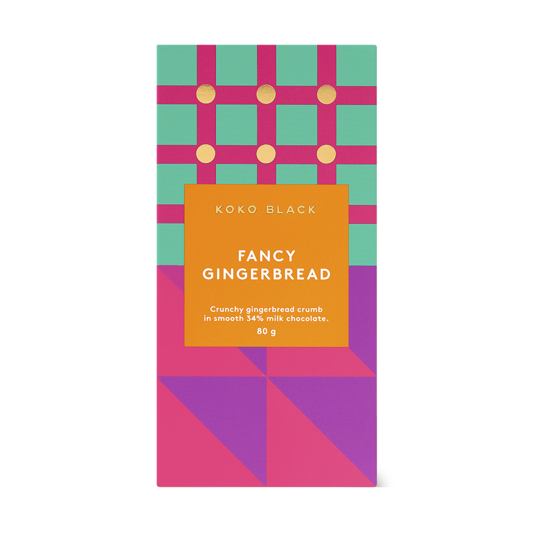Fancy Gingerbread | Milk Chocolate Block