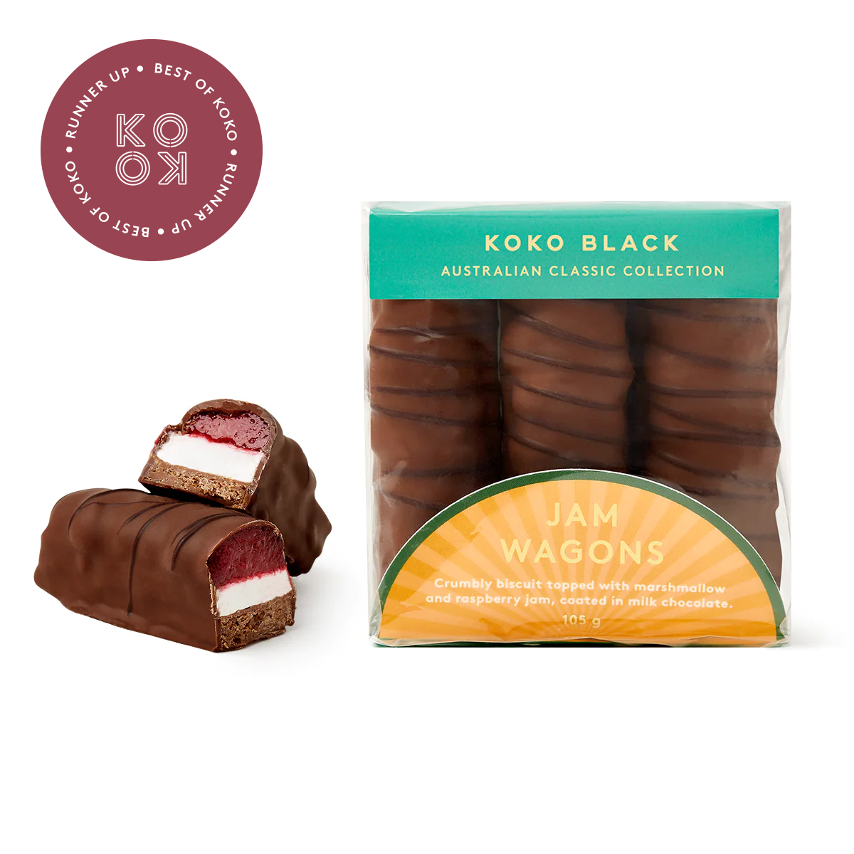 Jam Wagons 105g | Milk Chocolate