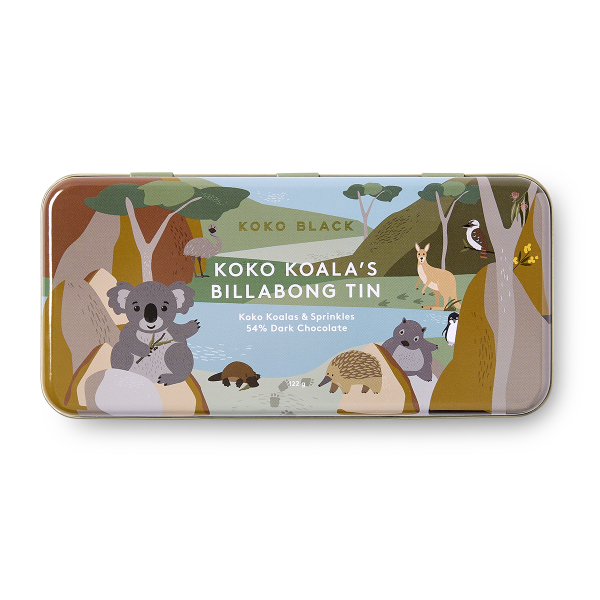 Koko Koala's Billabong Tin | Dark Chocolate Sprinkles