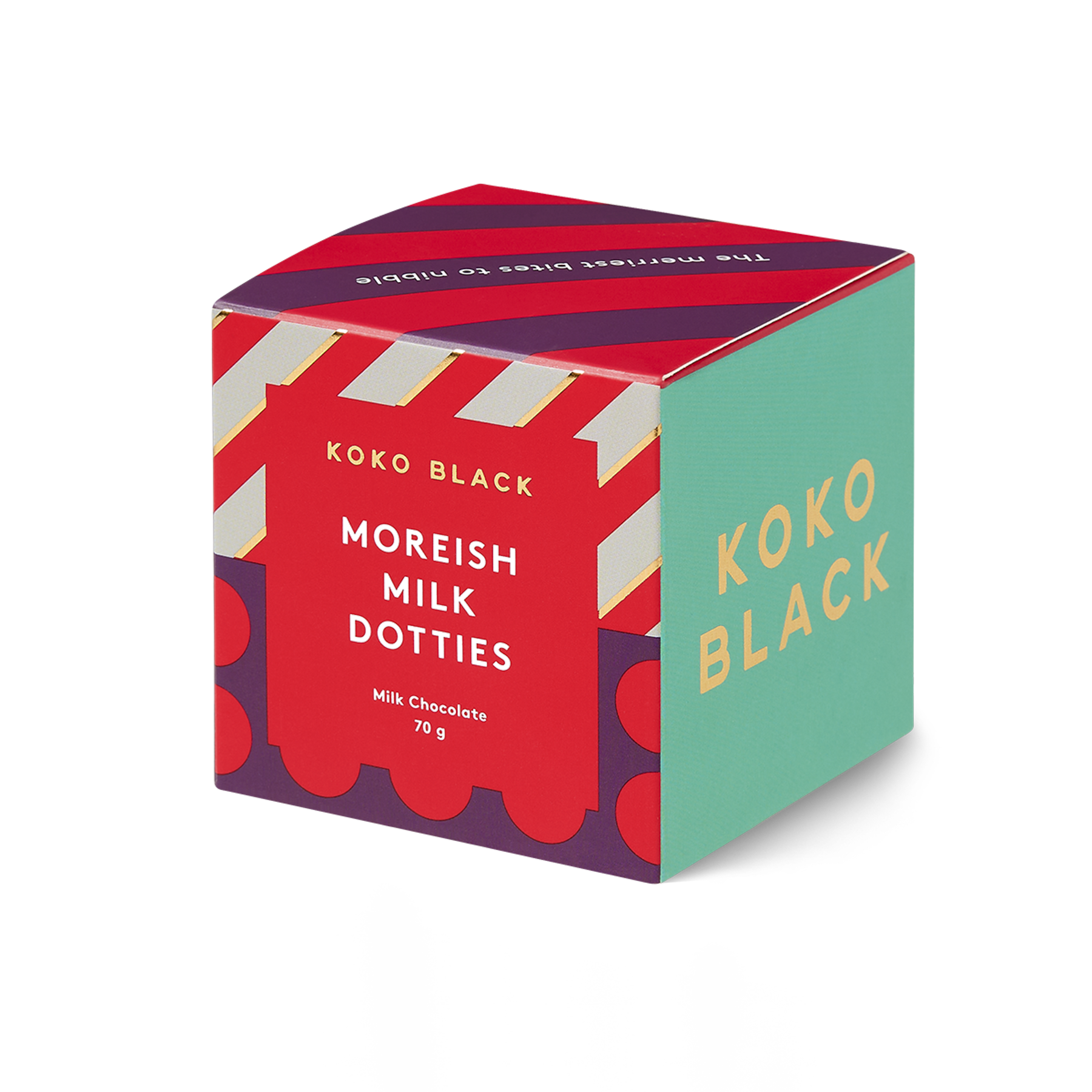 Moreish Milk Dotties Cube | Milk Chocolate