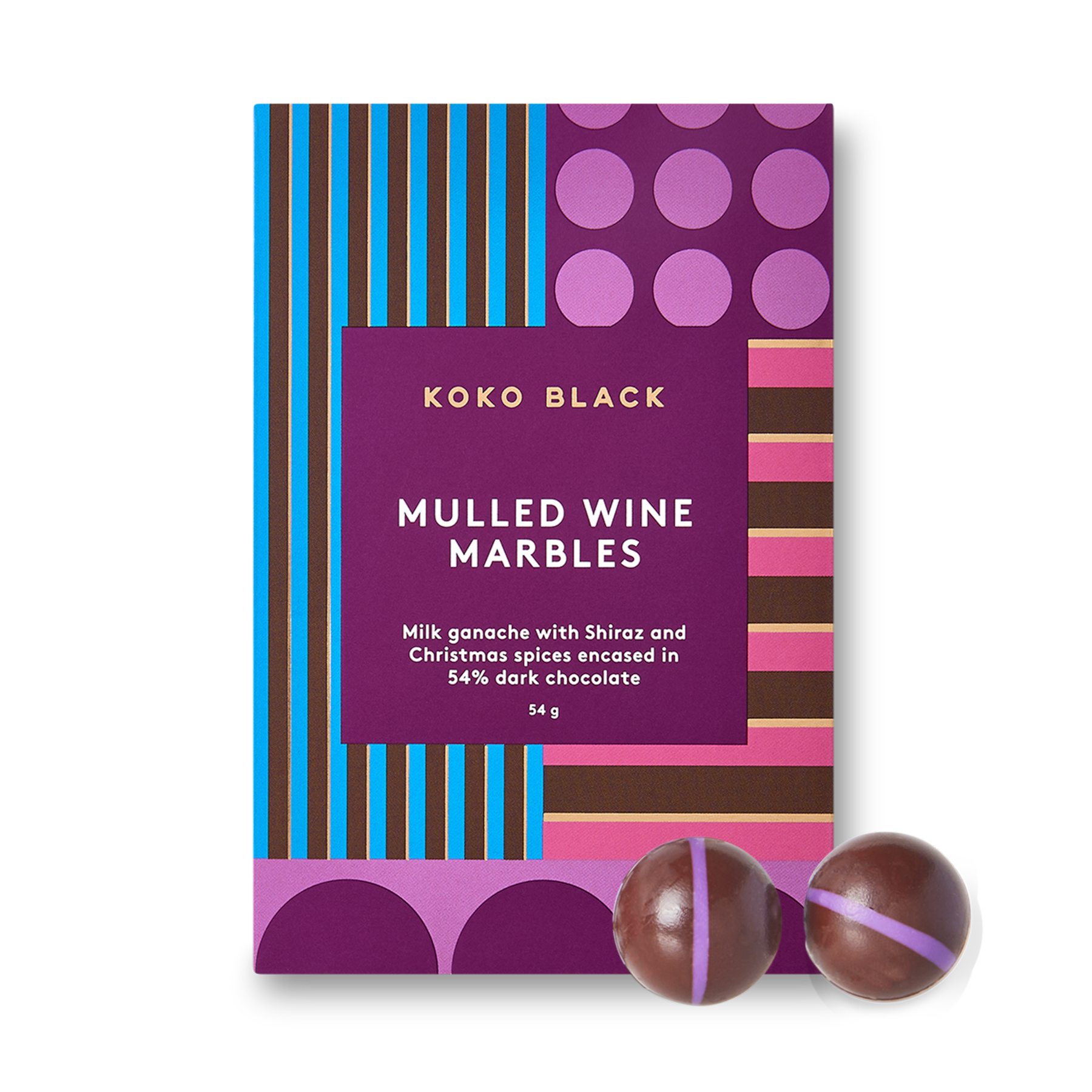 Mulled Wine Marbles | Dark Chocolate