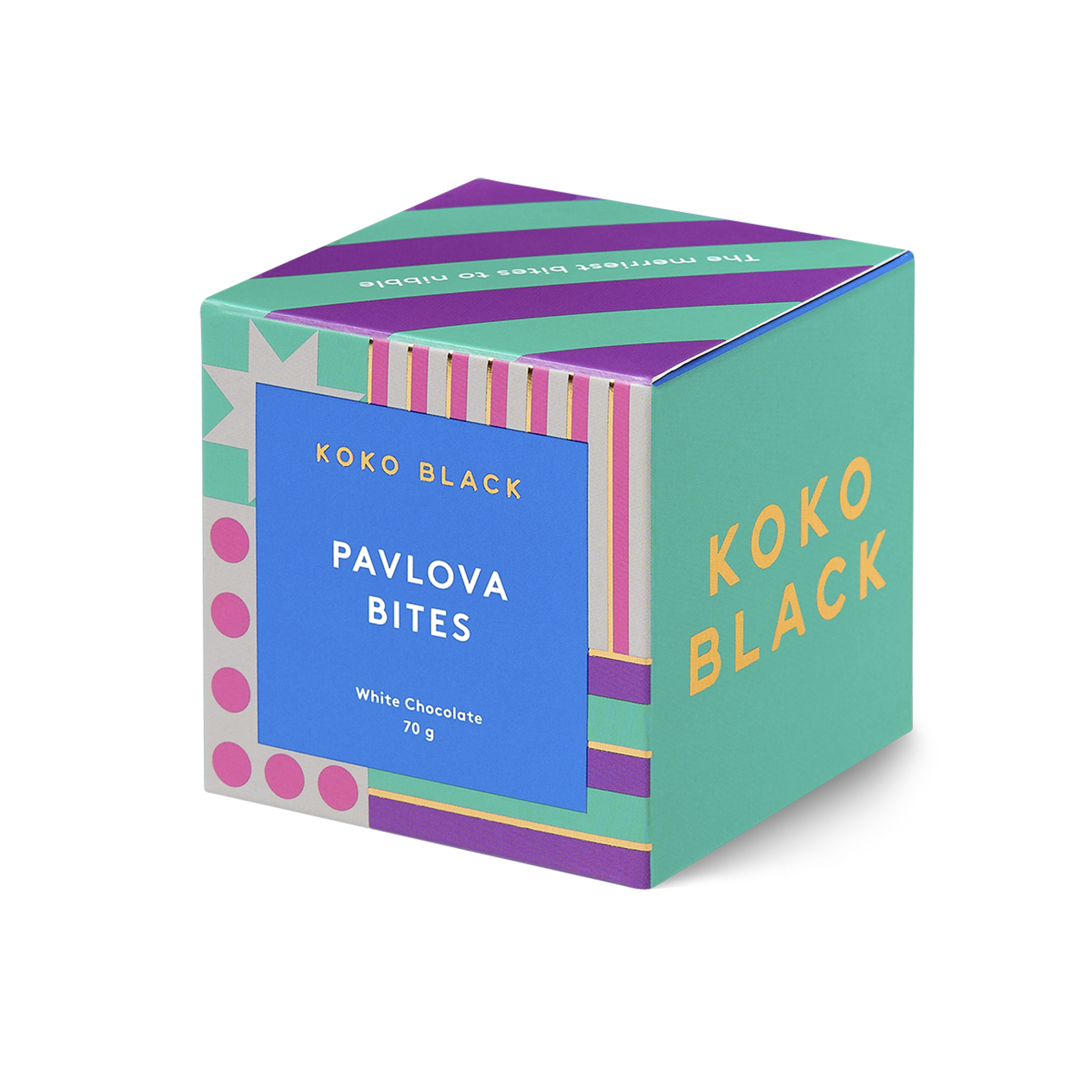 Pavlova Bites Cube | White Chocolate