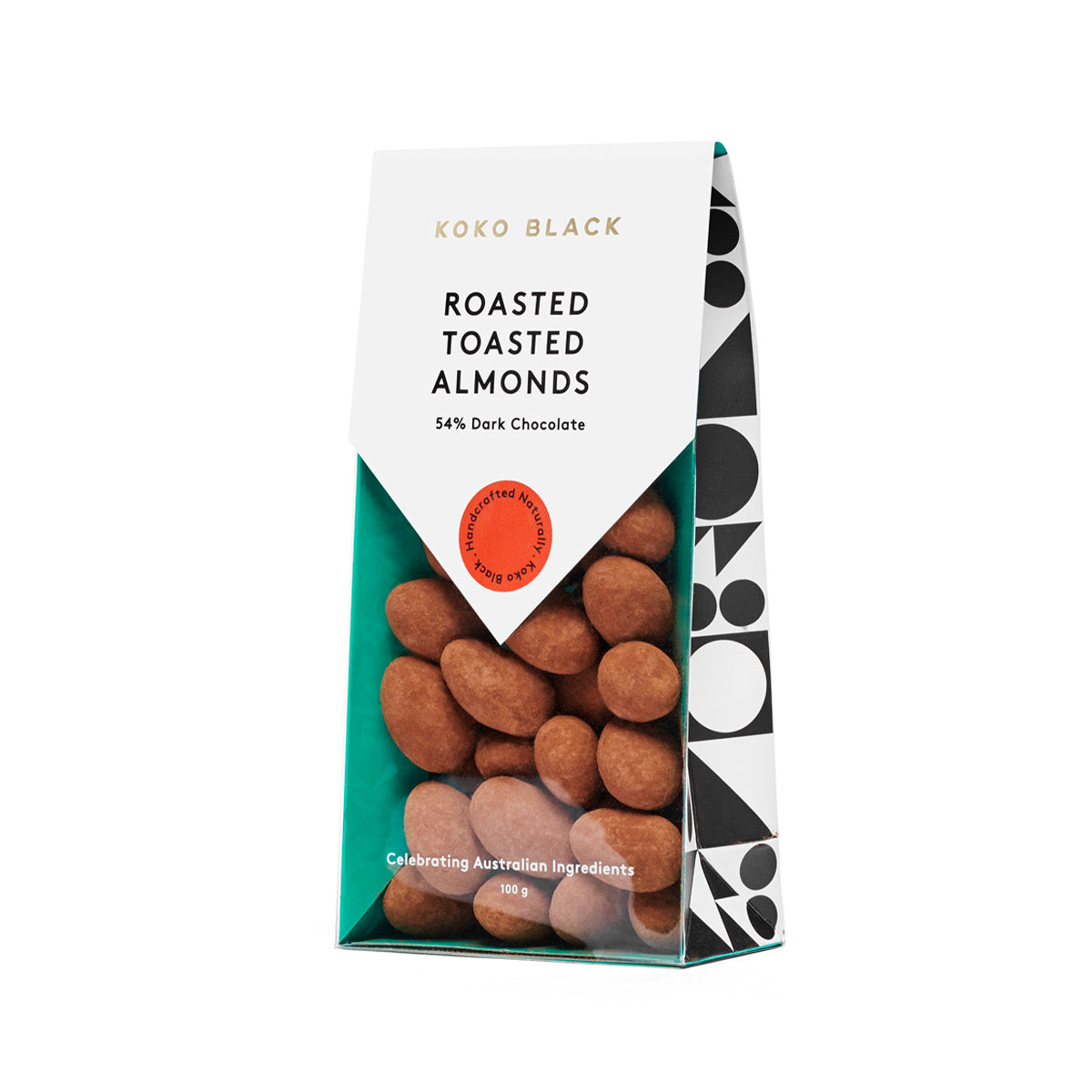 Roasted Toasted Almonds 100g | Dark Chocolate
