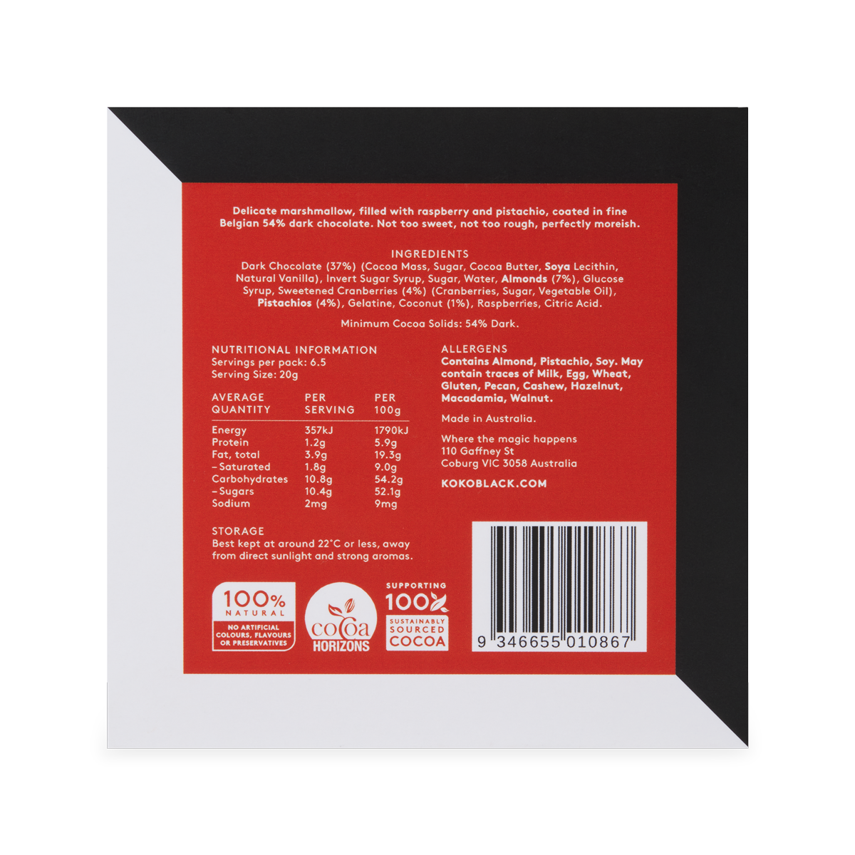 Rocky Rogue 130g | Dark Chocolate
