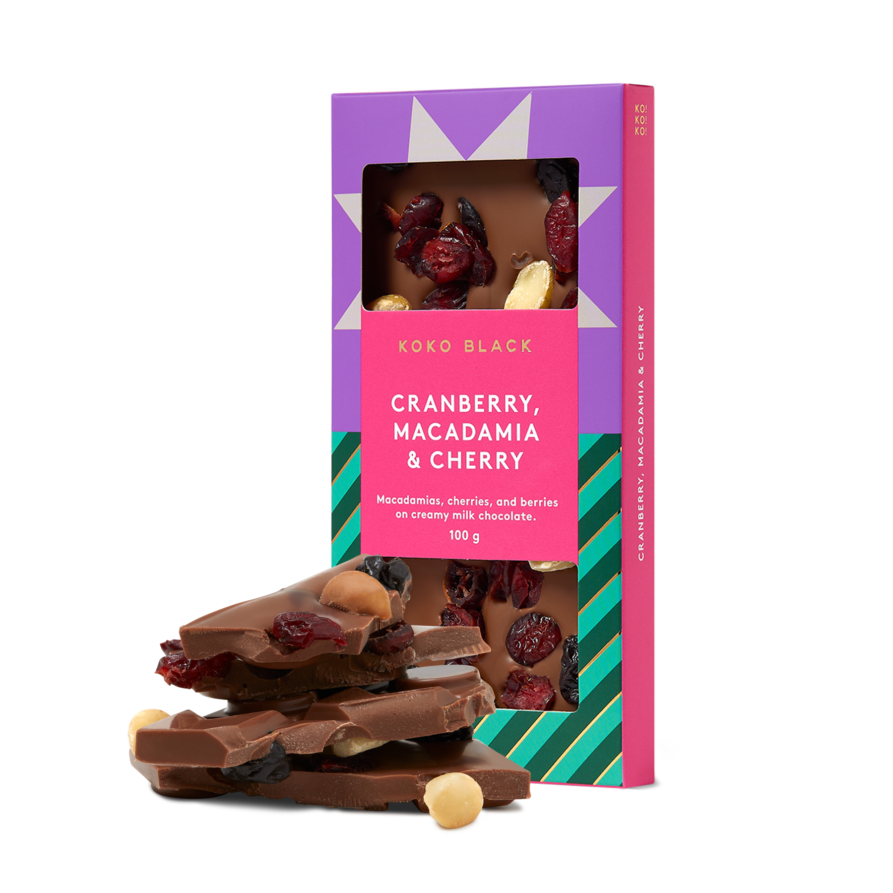 Festive Cranberry Macadamia & Cherry | Limited Edition Block